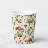 ボホフォレストウッドランド動物秋赤ちゃんシャワー 紙コップ (裏面)