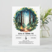 ボホフォレストオンラインウッドランド誕生日 招待状 (スタンド正面)