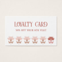 ボホフォークアートフラワーズqrコードロイヤリティカード