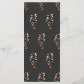 ボホフォークカボチャ感謝祭ディナーメニュー メニュー (裏面)