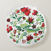 ボホフォークフローラマティ ラウンドクッション (裏面)