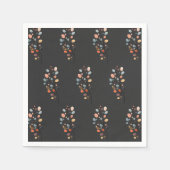 ボホフォーク秋秋の葉感謝祭 スタンダードカクテルナプキン (正面)