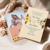 ボホフォーマルフローラ結婚全てを一つにする 招待状