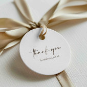 ボホフフッフィパンパスグラスブライダルシャワーサンキュー フェイバータグ