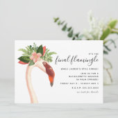 ボホフラミンゴバチェロレッテ週末 招待状 (スタンド正面)