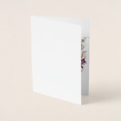 ボホフラワーガールカード 箔カード (正面)