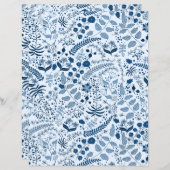 ボホフラワーズインクラシックブルース紙 (正面/裏面)