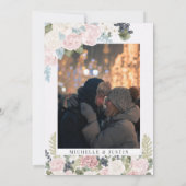 ボホフラワーズウィンターウェディング 招待状 (裏面)