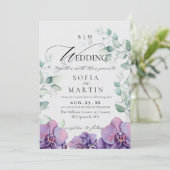 ボホフラワーズガーデンオーキッド結婚ズ 招待状 (スタンド正面)