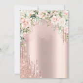 ボホフラワーズシャンパンガラスバチェロレッテ 招待状 (裏面)