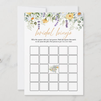 ボホフラワーズトンフライブライダルシャワービンゴデジタル 招待状