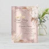 ボホフラワーズバラ金ゴールドファーストホーリーコミュニオン 招待状 (スタンド正面)