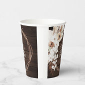 ボホフラワーズパンパグラスボタニカルブライダルシャワー 紙コップ (右)