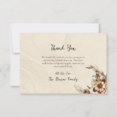 ボホフラワーズパンパス正教会キリスト教バプテスマ サンキューカード (正面)