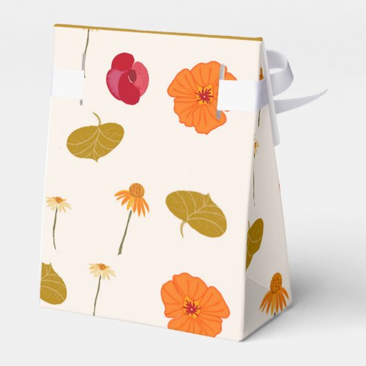 ボホフラワーズブライダルシャワーお願いボックス フェイバーボックス (裏面サイド)