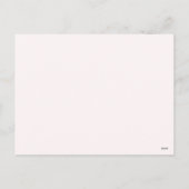 ボホフラワーズブライダルシャワーサンキューカード シーズンポストカード (裏面)