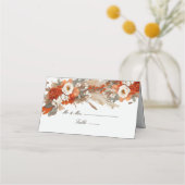 ボホフラワーズ紅葉結婚ズ秋 プレイスカード (正面)