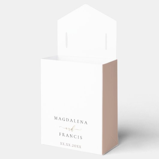 ボホフラワーズ結婚式の引き出物箱 フェイバーボックス (オープン)