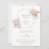 ボホフラワーズ結婚式招待状 招待状 (正面)