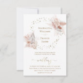 ボホフラワーズ結婚式招待状 招待状 (正面)