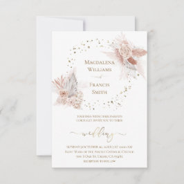 ボホフラワーズ結婚式招待状 招待状