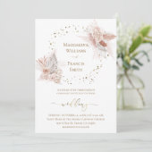 ボホフラワーズ結婚式招待状 招待状 (スタンド正面)