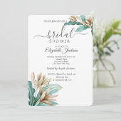 ボホフラワーズ葉ブライダルシャワー 招待状 (スタンド正面)
