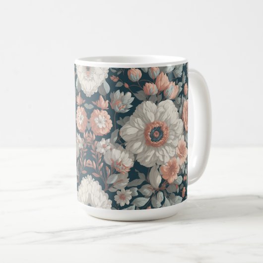 ボホフラワーデザイン15オズクラシックムグ コーヒーマグカップ (正面右)