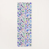 ボホフラワードードルリバーシブル ヨガマット (裏面)