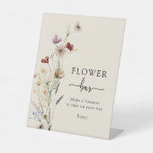 ボホフラワーバー標識 台座サイン (正面)