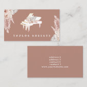 ボホフラワーピアニスト 名刺 (正面/裏面)