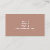 ボホフラワーピアニスト 名刺 (裏面)