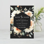 ボホフラワーピーチ結婚ーズ セーブザデート (スタンド正面)