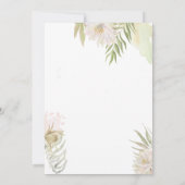 ボホフラワーフレームワインキンセアニェラ 招待状 (裏面)