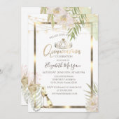 ボホフラワーフレームワインキンセアニェラ 招待状 (正面/裏面)