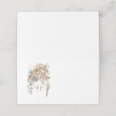 ボホフラワーブーケとドリームキャッチャー プレイスカード (外部開封)