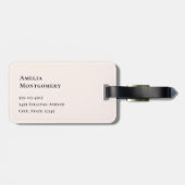 ボホフラワーブーケとドリームキャッチャー ラゲッジタグ (裏面横)