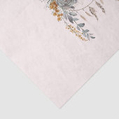 ボホフラワーブーケとドリームキャッチャー 薄葉紙 (詳細)