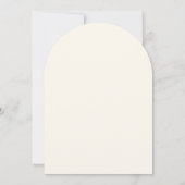 ボホフラワーベビーシャワー招待状 招待状 (裏面)