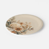 ボホフラワー ペーパープレート (アングル)