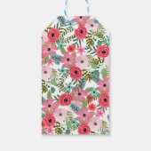 ボホフローラありがとうギフトラベル パーソナライズされた ギフトタグ (裏面)