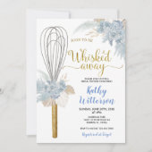 ボホフローラすぐにウィスキング遠くにブライダルシャワー 招待状 (正面)