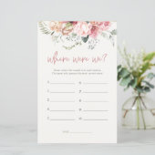 ボホフローラどこ我々ブライダルシャワーゲーム (スタンド正面)