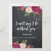 ボホフローラは俺の花嫁カードだ 招待状 (正面)