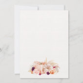 ボホフローラアリトルパンプキン1歳誕生日パーティー 招待状 (裏面)