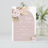 ボホフローラアルチ21歳招待状 招待状 (スタンド正面)