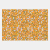 ボホフローラアーストーンボタニカルブライダルシャワー ラッピングペーパーシート (正面3)