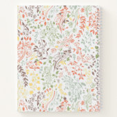 ボホフローラインスピレーション引用文 ノートブック (裏面)