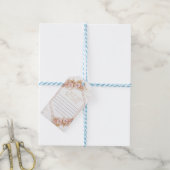 ボホフローラウィズワインラベル ギフトタグ (より糸付き)