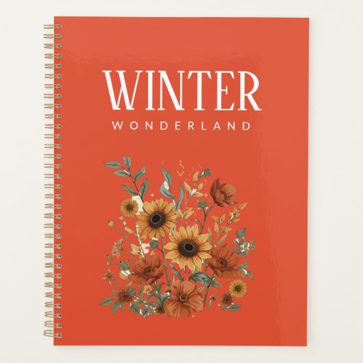 ボホフローラウィークリープランナー | テラコッタトーン プランナー手帳 (正面)